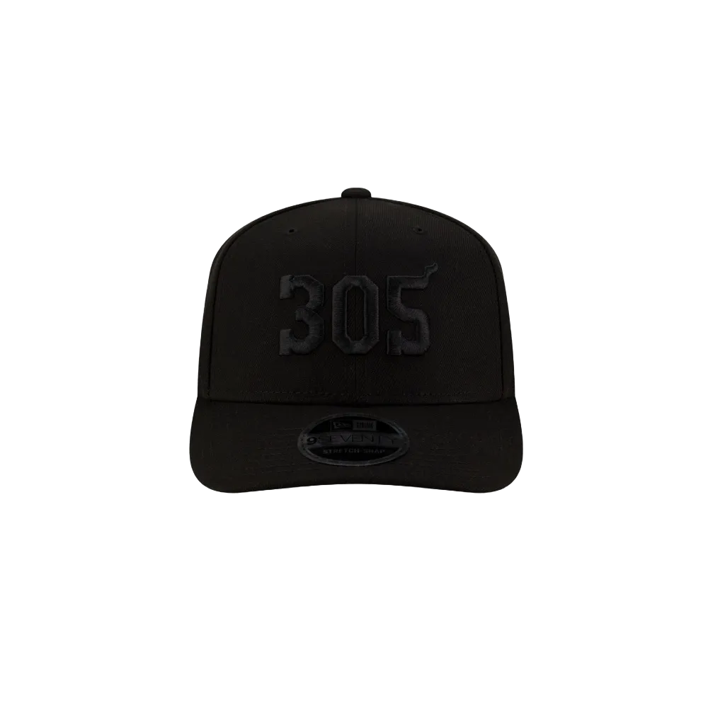 Court Culture 305 Snapback - Miami Black