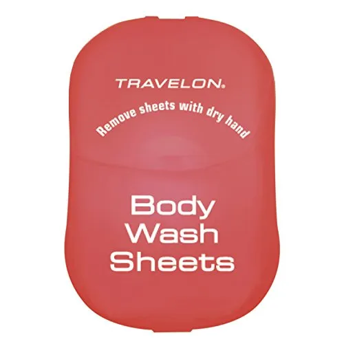 Travelon Body Wash Toiletry Sheets, 50-Count
